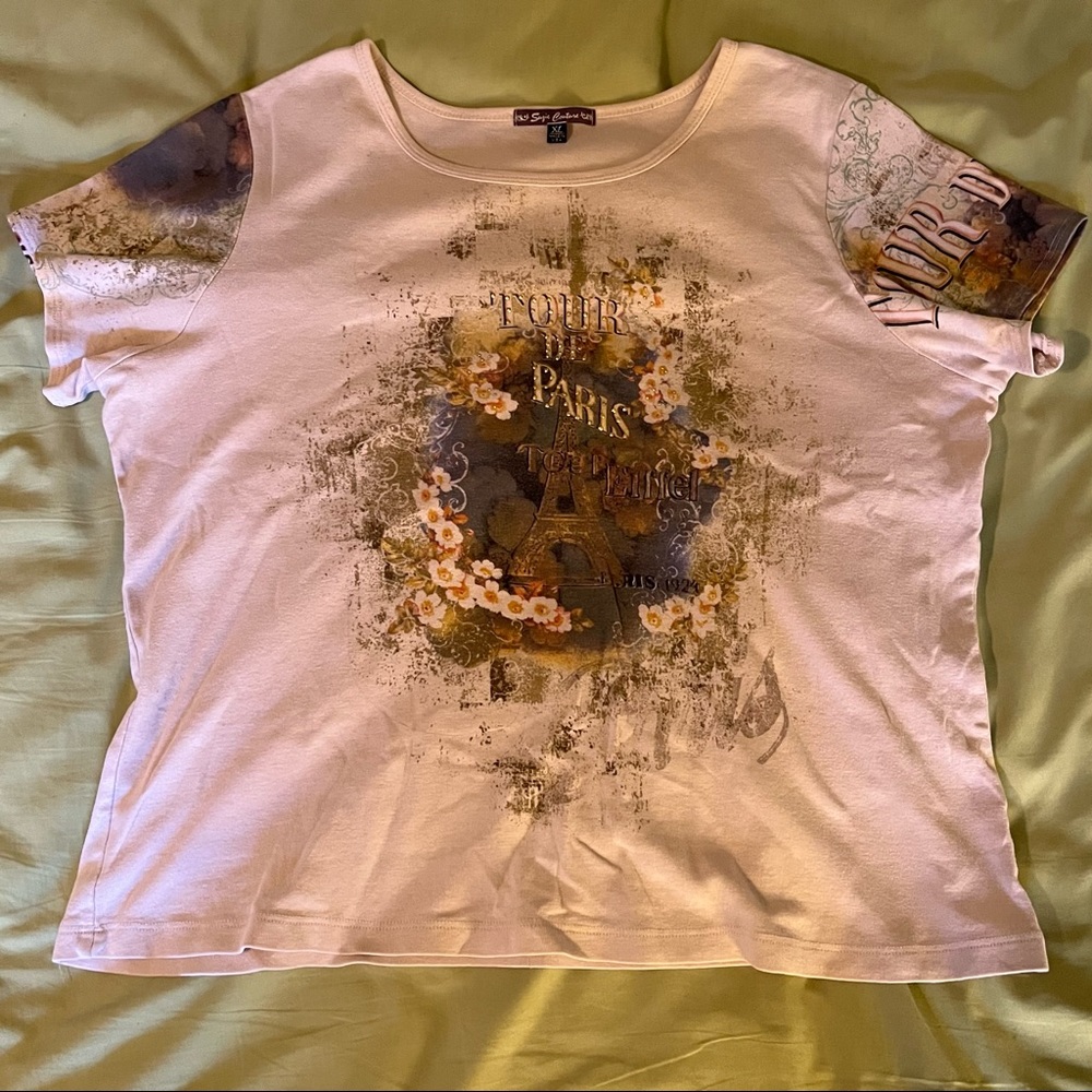 Tour De Paris sequin tee shirt.
